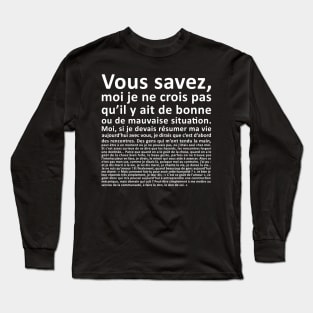 Monologue d'Otis Long Sleeve T-Shirt